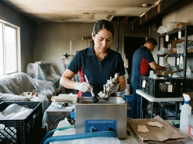 Contents Pack-Out and Off-Site Ultrasonic Cleaning in los angeles, CA